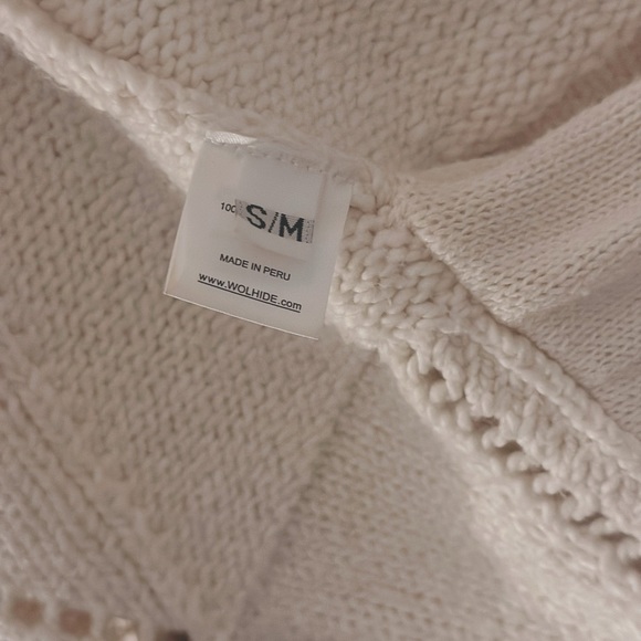 FOR LIVING IN: Peruvian Patchwork GrandamaCore Cardigan Ethical Item - Picture 5 of 13